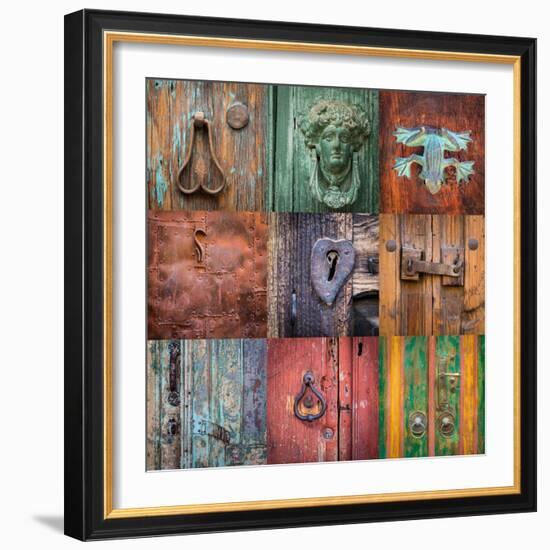 On the Door I-Kathy Mahan-Framed Photographic Print