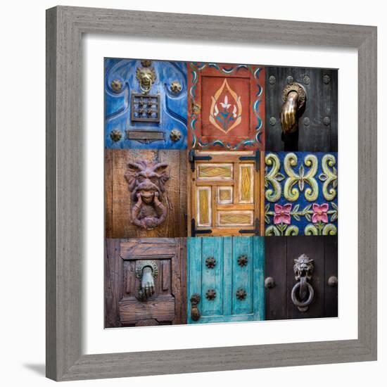 On the Door II-Kathy Mahan-Framed Photographic Print