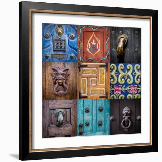 On the Door II-Kathy Mahan-Framed Photographic Print