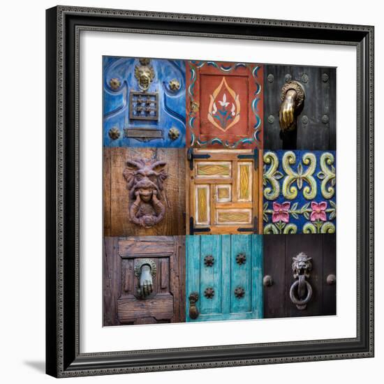 On the Door II-Kathy Mahan-Framed Photographic Print