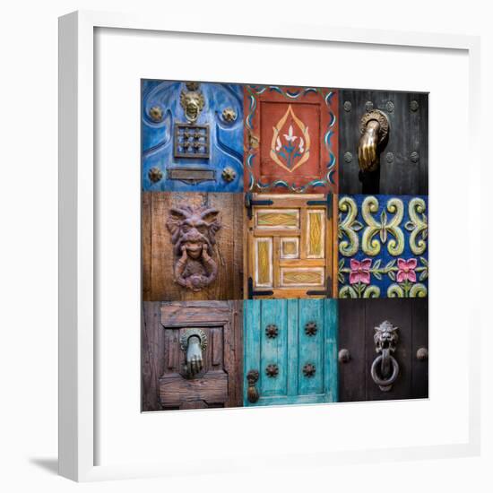 On the Door II-Kathy Mahan-Framed Photographic Print