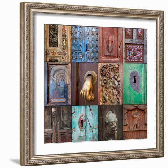 On the Door III-Kathy Mahan-Framed Photographic Print