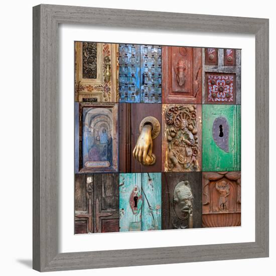 On the Door III-Kathy Mahan-Framed Photographic Print