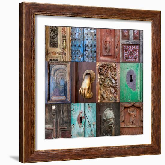 On the Door III-Kathy Mahan-Framed Photographic Print