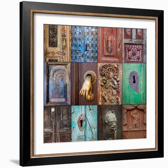 On the Door III-Kathy Mahan-Framed Photographic Print