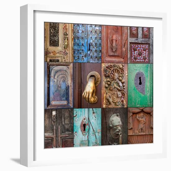 On the Door III-Kathy Mahan-Framed Photographic Print