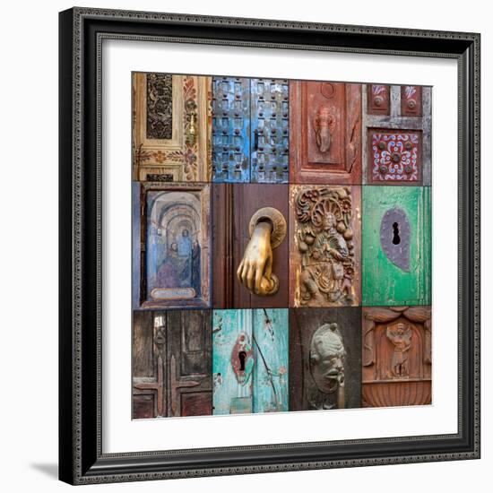 On the Door III-Kathy Mahan-Framed Photographic Print