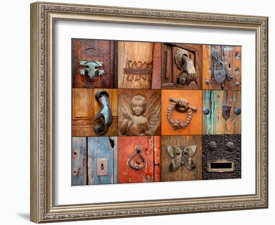 On the Door IV-Kathy Mahan-Framed Photographic Print