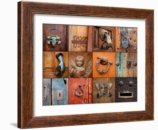 On the Door IV-Kathy Mahan-Framed Photographic Print