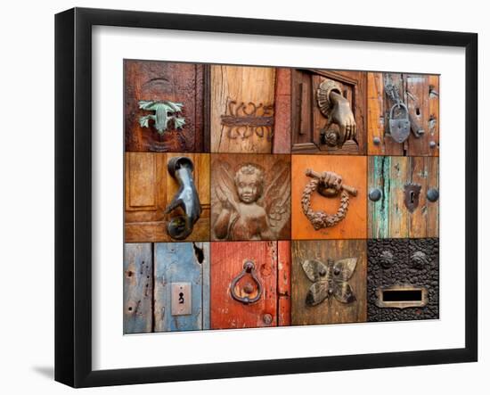 On the Door IV-Kathy Mahan-Framed Photographic Print