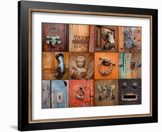 On the Door IV-Kathy Mahan-Framed Photographic Print