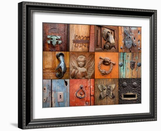 On the Door IV-Kathy Mahan-Framed Photographic Print