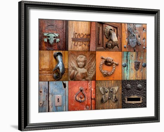 On the Door IV-Kathy Mahan-Framed Photographic Print