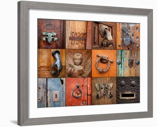 On the Door IV-Kathy Mahan-Framed Photographic Print