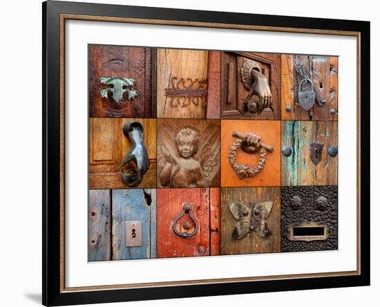 On the Door IV-Kathy Mahan-Framed Photographic Print