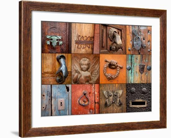 On the Door IV-Kathy Mahan-Framed Photographic Print