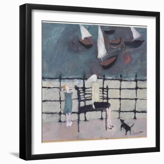 On the Edge, 2008-Susan Bower-Framed Giclee Print