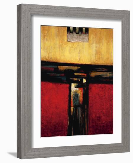 On the Edge I-Max Hansen-Framed Art Print