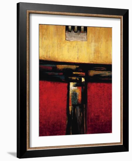 On the Edge I-Max Hansen-Framed Art Print