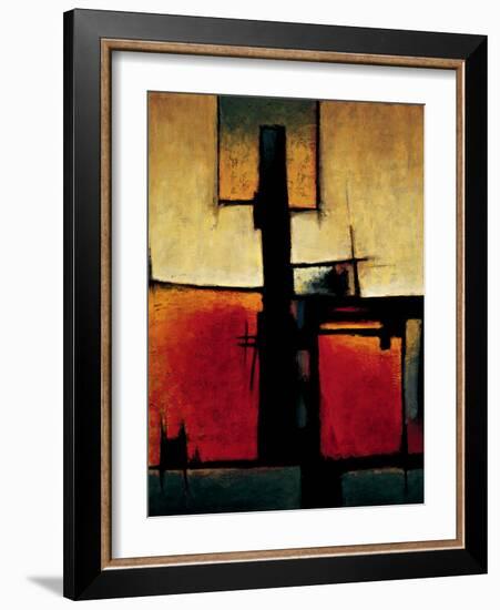 On the Edge II-Max Hansen-Framed Art Print