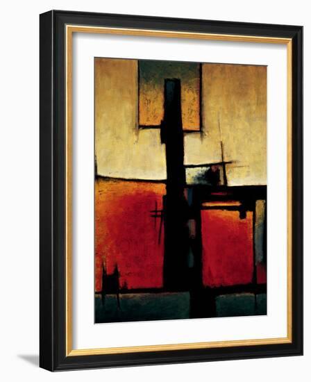 On the Edge II-Max Hansen-Framed Art Print