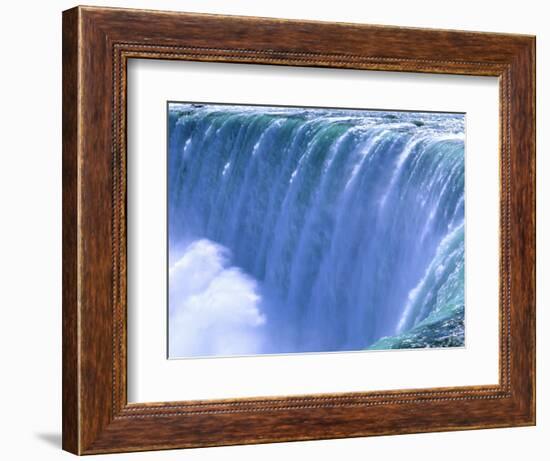 On the Edge of Powerful Niagara Falls, New York-Bill Bachmann-Framed Photographic Print