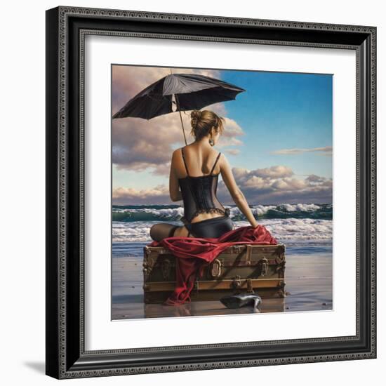 On the Edge of the World-Paul Kelley-Framed Art Print