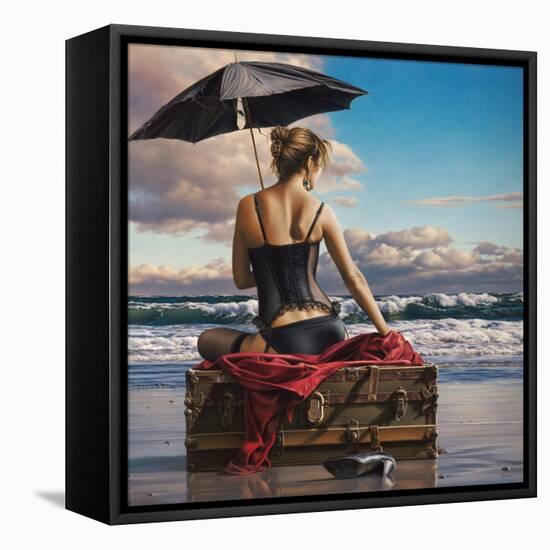 On the Edge of the World-Paul Kelley-Framed Stretched Canvas