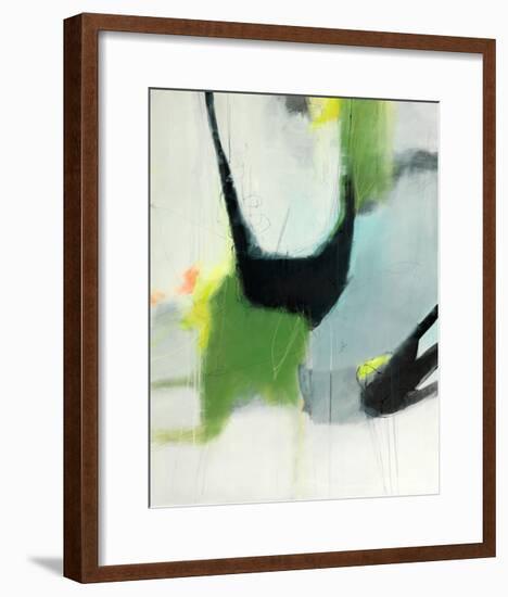 On the Edge-Sidsel Brix-Framed Art Print