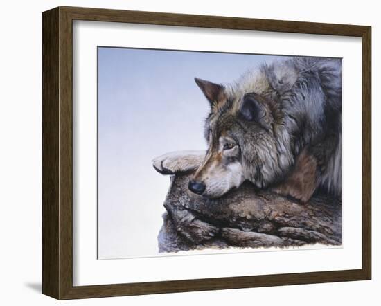 On the Edge-Rusty Frentner-Framed Giclee Print