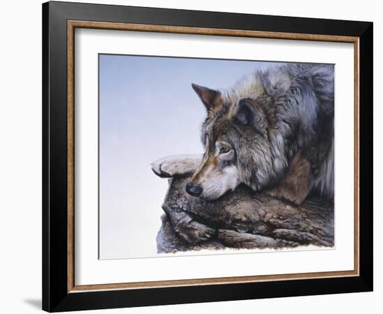 On the Edge-Rusty Frentner-Framed Giclee Print