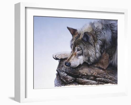 On the Edge-Rusty Frentner-Framed Giclee Print