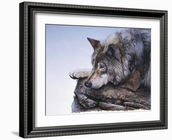 On the Edge-Rusty Frentner-Framed Giclee Print