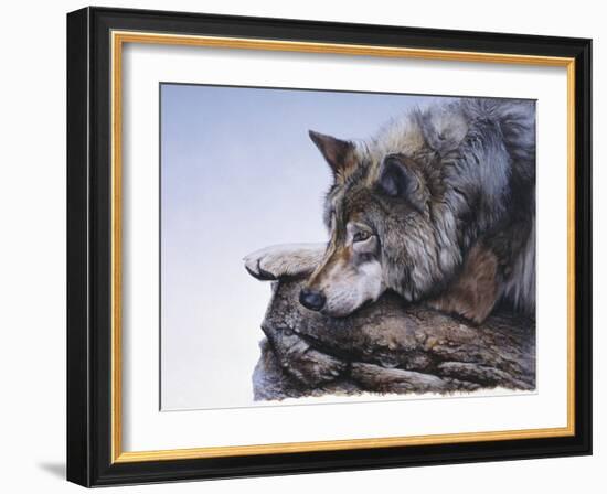 On the Edge-Rusty Frentner-Framed Giclee Print