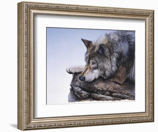 On the Edge-Rusty Frentner-Framed Giclee Print