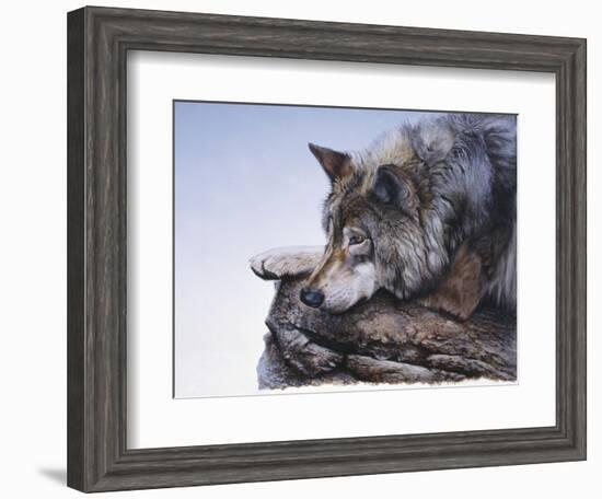 On the Edge-Rusty Frentner-Framed Giclee Print