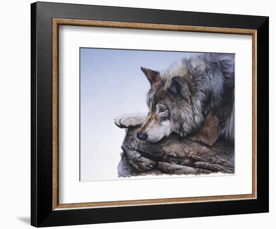 On the Edge-Rusty Frentner-Framed Giclee Print