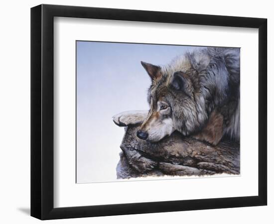 On the Edge-Rusty Frentner-Framed Giclee Print