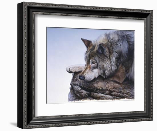 On the Edge-Rusty Frentner-Framed Giclee Print