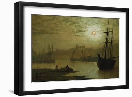 On the Esk, Whitby, 1877-John Atkinson Grimshaw-Framed Giclee Print