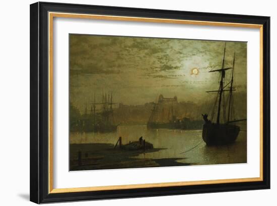 On the Esk, Whitby, 1877-John Atkinson Grimshaw-Framed Giclee Print