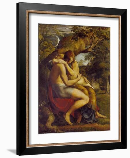 On the Eve of Separation, 1830-George Richmond-Framed Giclee Print