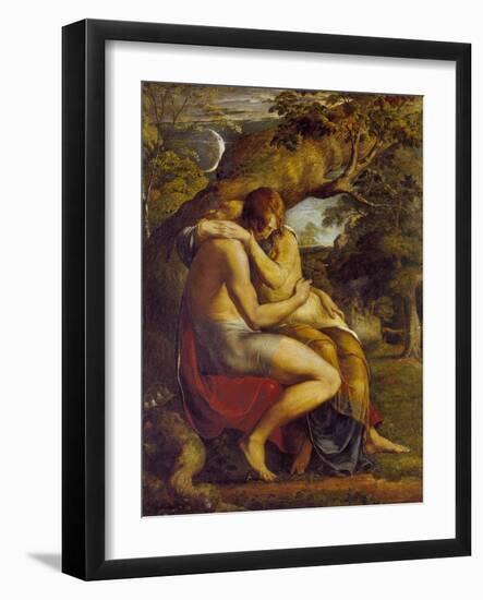 On the Eve of Separation, 1830-George Richmond-Framed Giclee Print