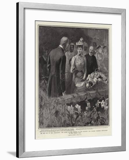 On the Eve of the Coronation-Sydney Prior Hall-Framed Giclee Print