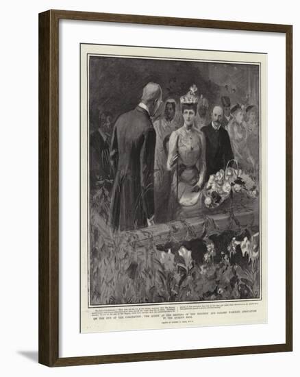 On the Eve of the Coronation-Sydney Prior Hall-Framed Giclee Print