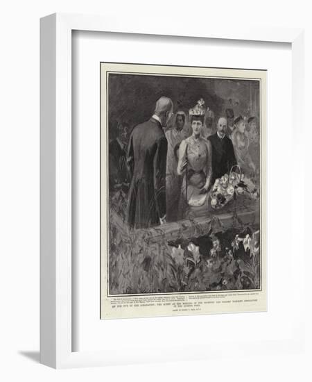 On the Eve of the Coronation-Sydney Prior Hall-Framed Giclee Print