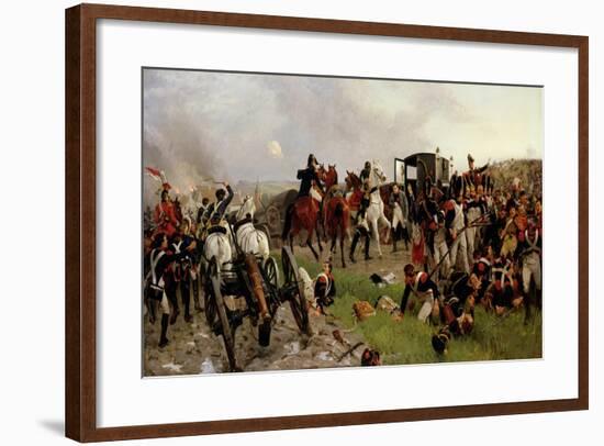 On the Evening of the Battle of Waterloo, 1879-Ernest Crofts-Framed Giclee Print