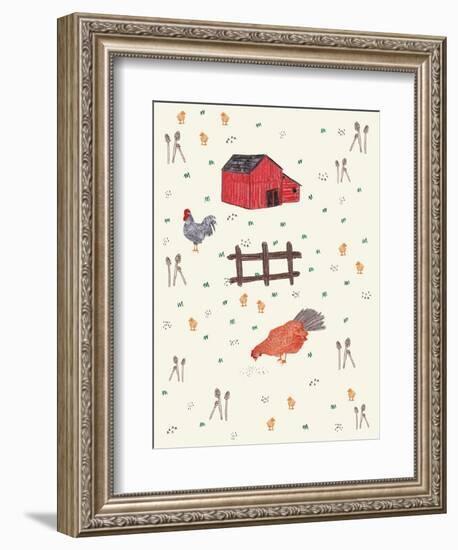 On the Farm-Cody Alice Moore-Framed Art Print