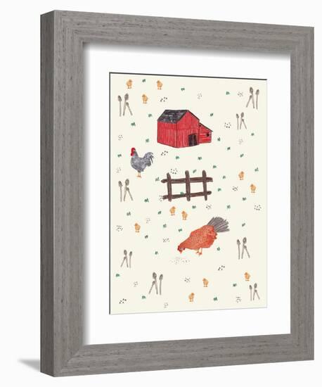 On the Farm-Cody Alice Moore-Framed Art Print