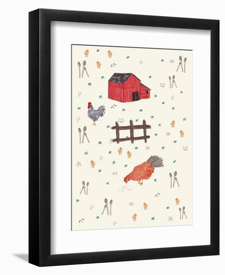 On the Farm-Cody Alice Moore-Framed Art Print